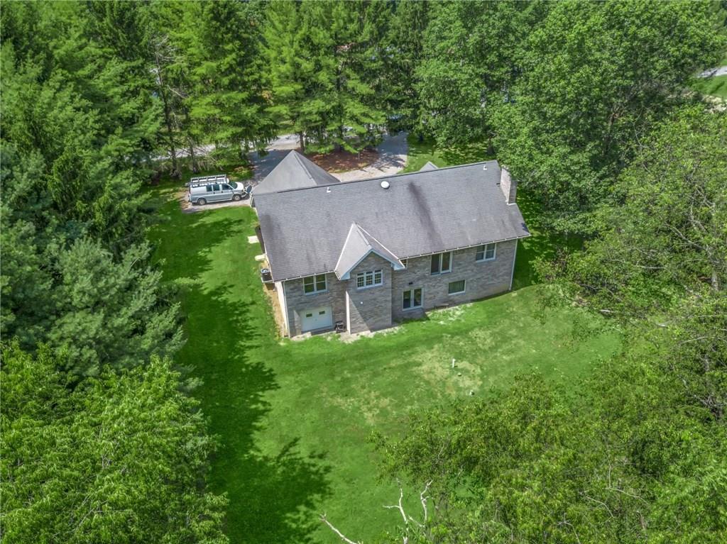 156 West Mowry Road Monaca, PA 15061 - Photo 3 of 25 Backyard would be perfect for a pool! Check out that integral garage in the lower left of the house