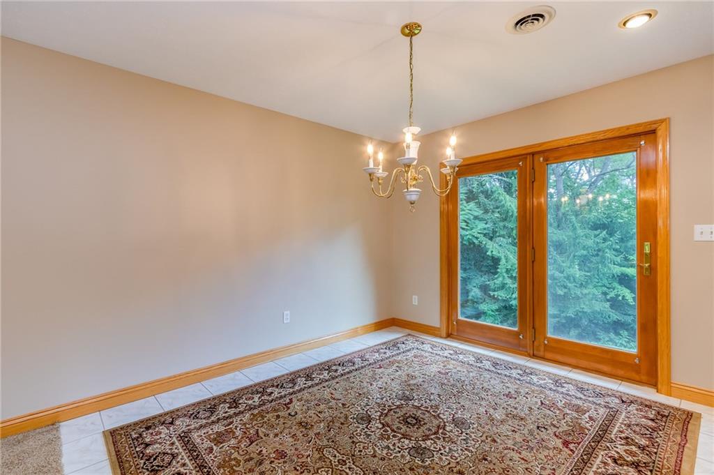 156 West Mowry Road Monaca, PA 15061 - Photo 8 of 25 Dining area leads out to your eventual new deck to enjoy the privacy of this lot!