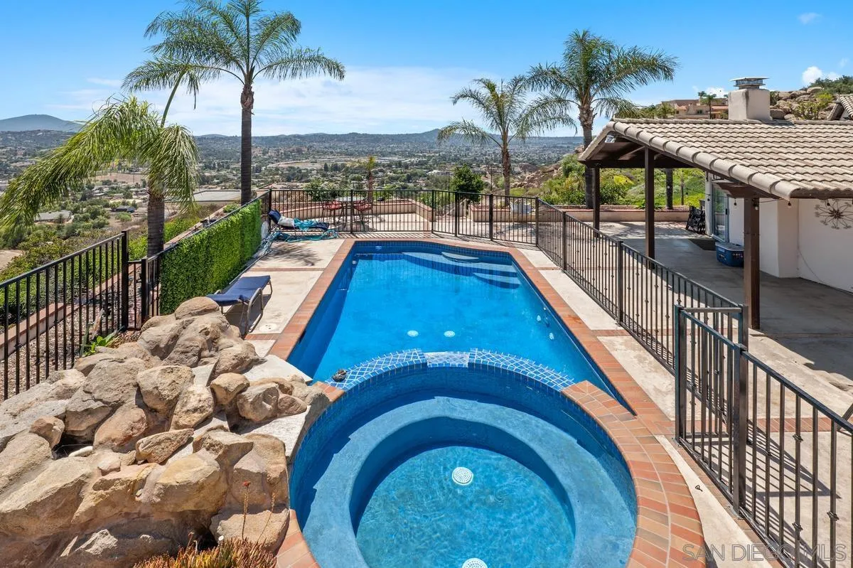 2155 Vista Valley Rim Place El Cajon, CA 92019 - Photo 37 of 61 a view of swimming pool from a balcony