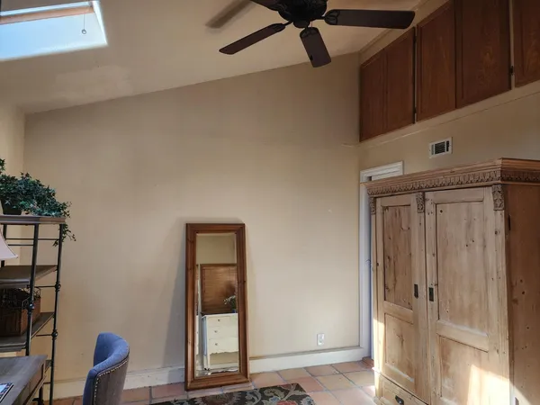 a view of a hallway with entryway