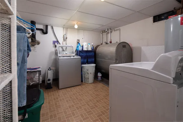 a room with storage and utility