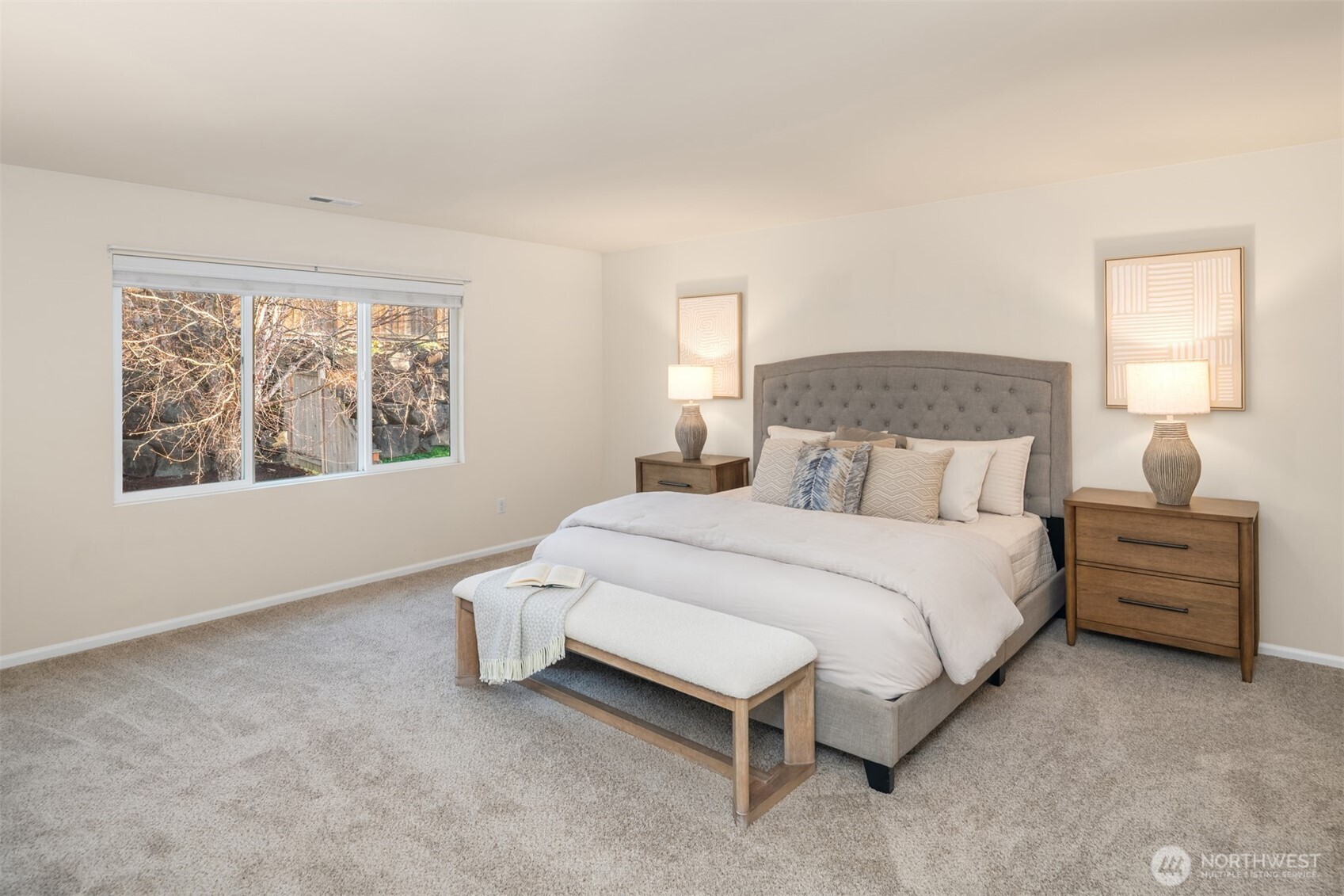 21272 Southeast 275th Court Maple Valley, WA 98038 - Photo 14 of 40 a bedroom with a bed and window