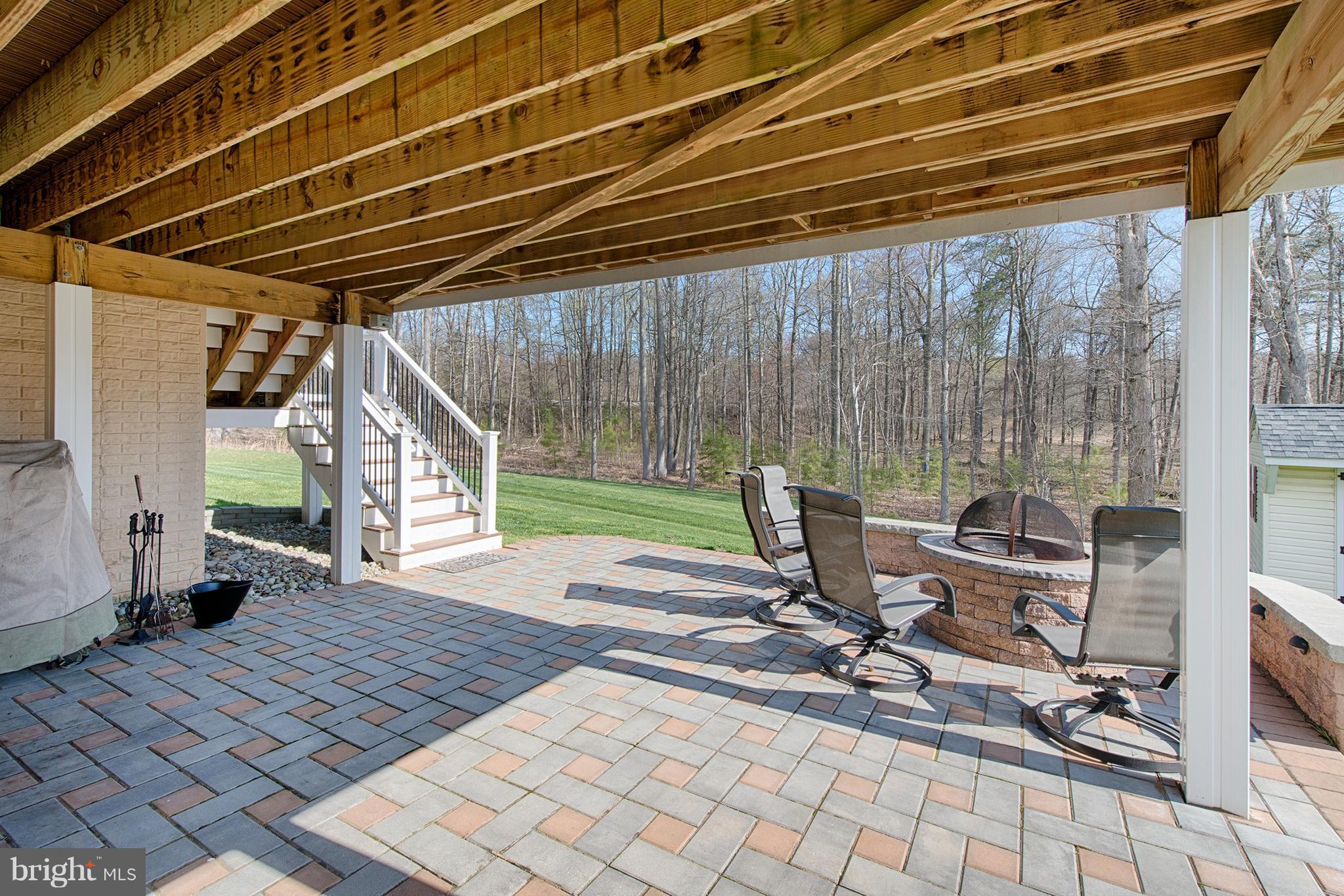 5602 Country Farm Road White Marsh, MD 21162 - Photo 3 of 30 Hardscaped Patio with firepit!