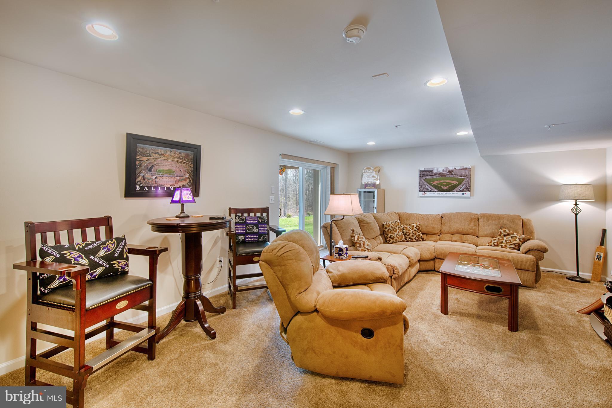 5602 Country Farm Road White Marsh, MD 21162 - Photo 23 of 30 Basement w/ exit to patio & recessed lighting!
