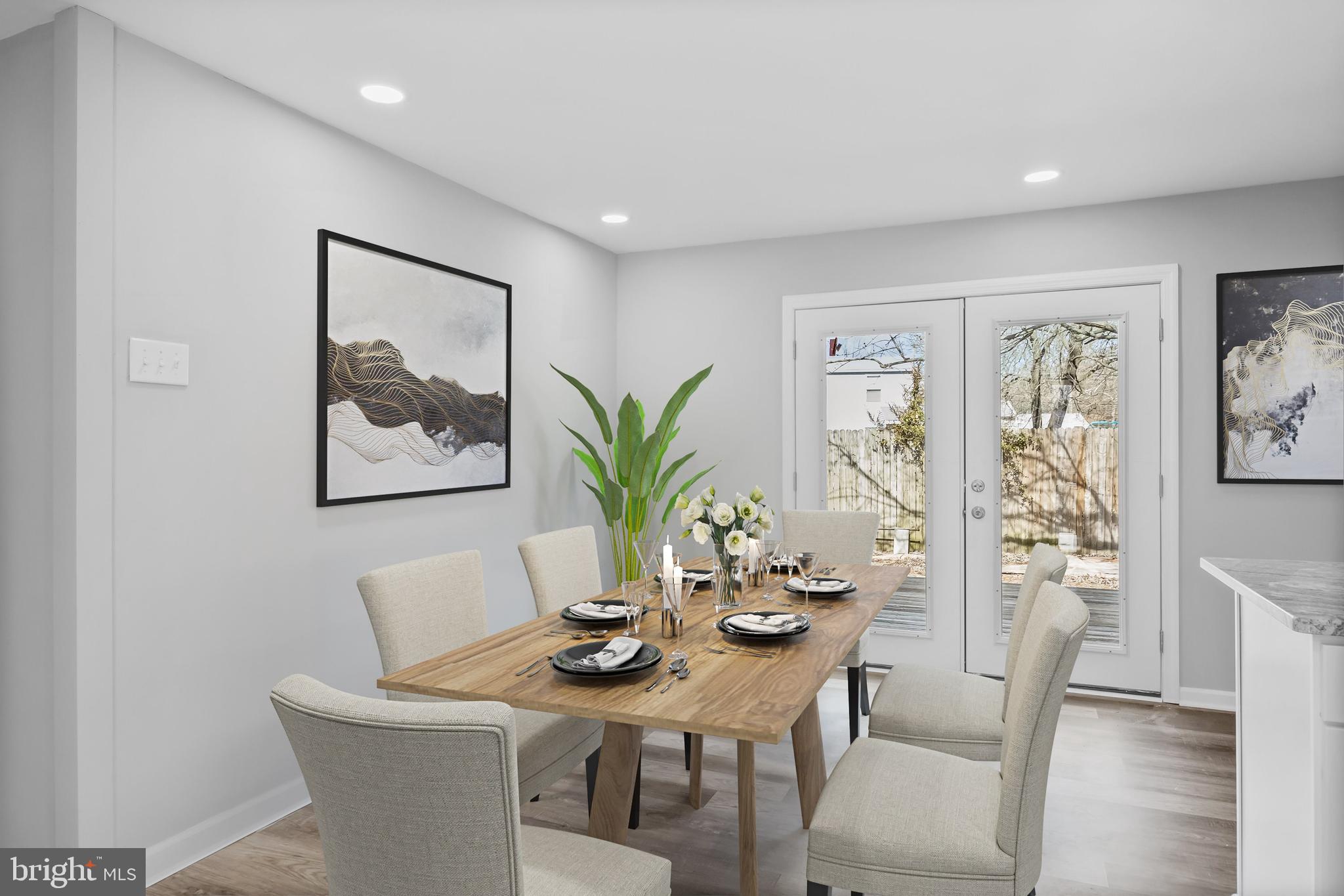 20 Mac Knight Drive Pine Hill, NJ 08021 - Photo 19 of 48 Kitchen dining area virtually staged
