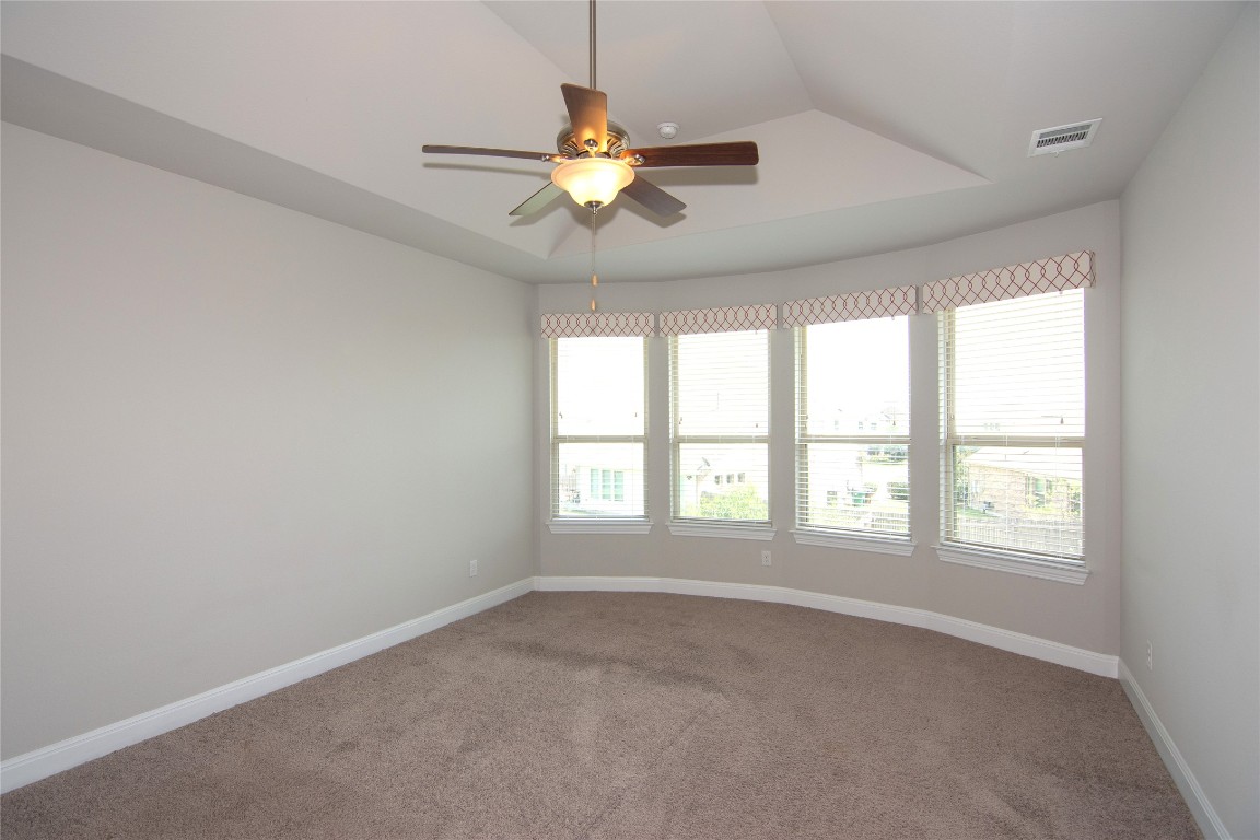 3901 Rhythmic Drive Pflugerville, TX 78660 - Photo 23 of 40 an empty room with chandelier fan and windows