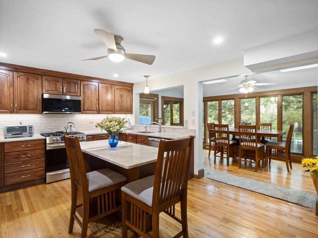 16 Blueberry Road Ashburnham, MA 01430 - Photo 8 of 42 a view of a dining room with furniture window and wooden floor