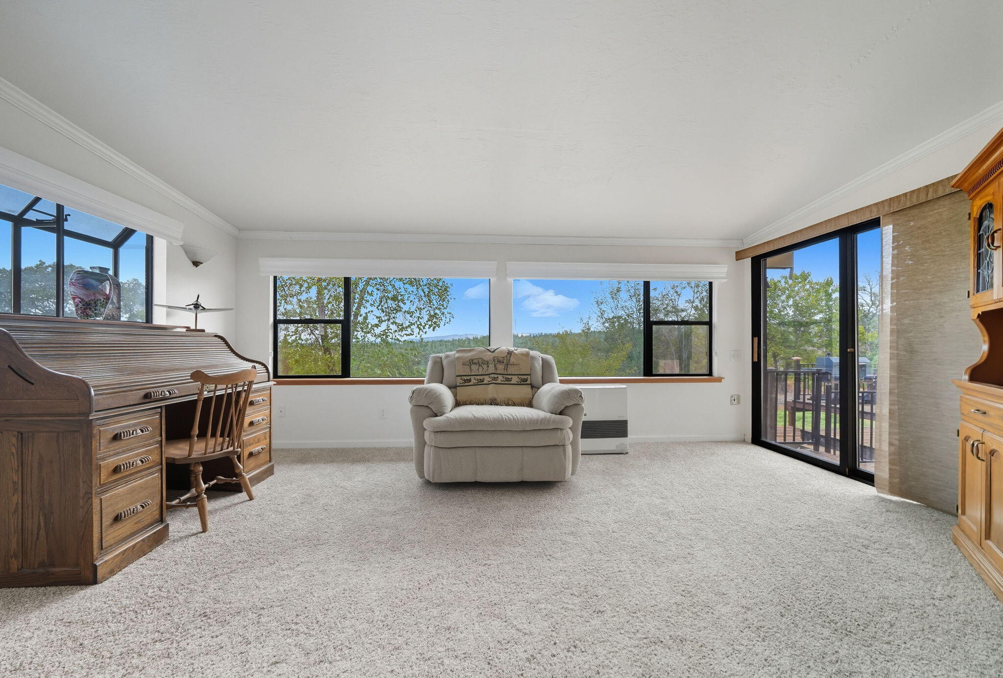 28382 Alpine Way Shingletown, CA 96088 - Photo 29 of 45 a living room with furniture and a large window