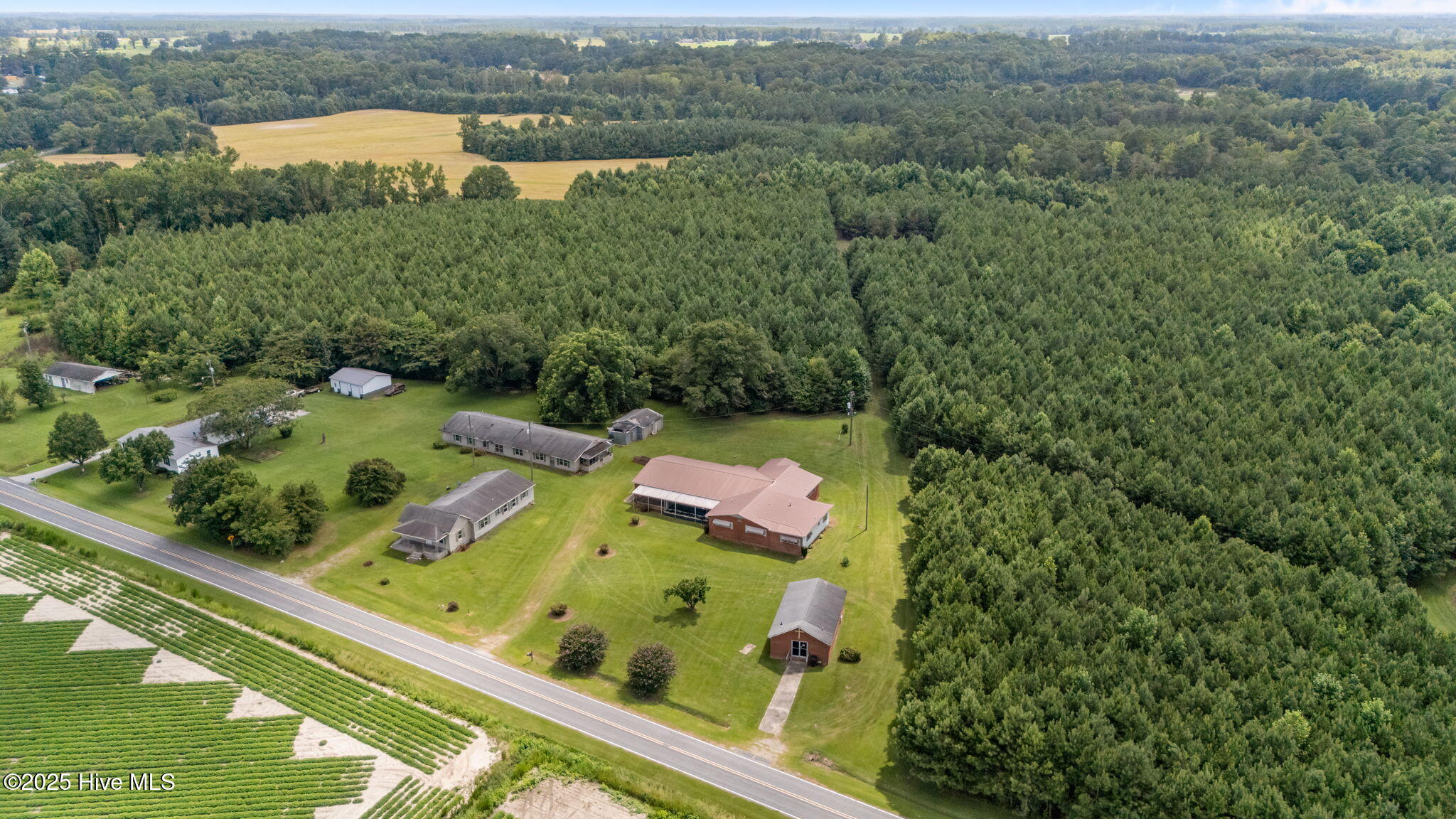 1814 Hickory Grove Road Williamston, NC 27892 - Photo 11 of 55 Rear Aerial 8