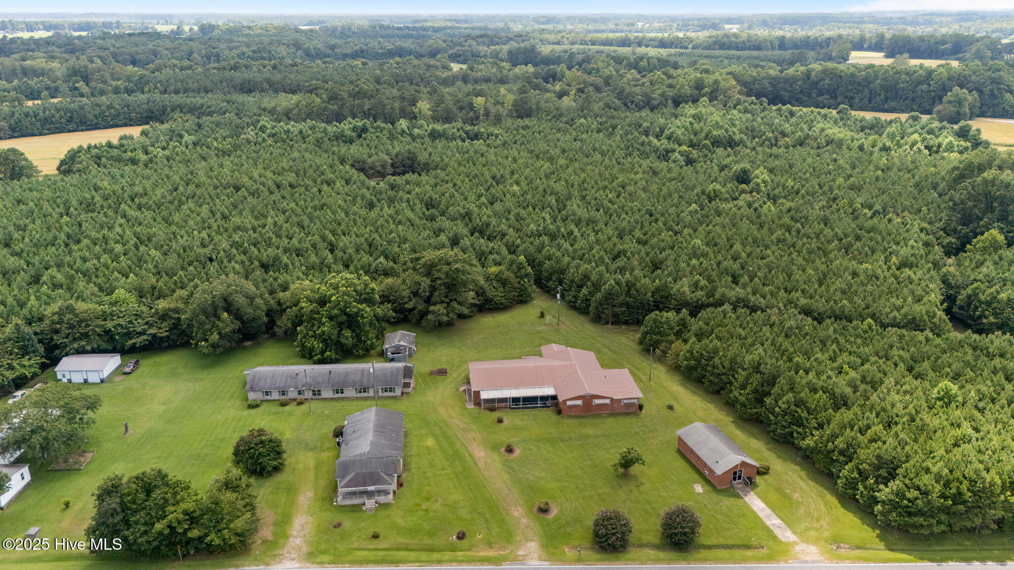 1814 Hickory Grove Road Williamston, NC 27892 - Photo 10 of 55 Rear Aerial 7