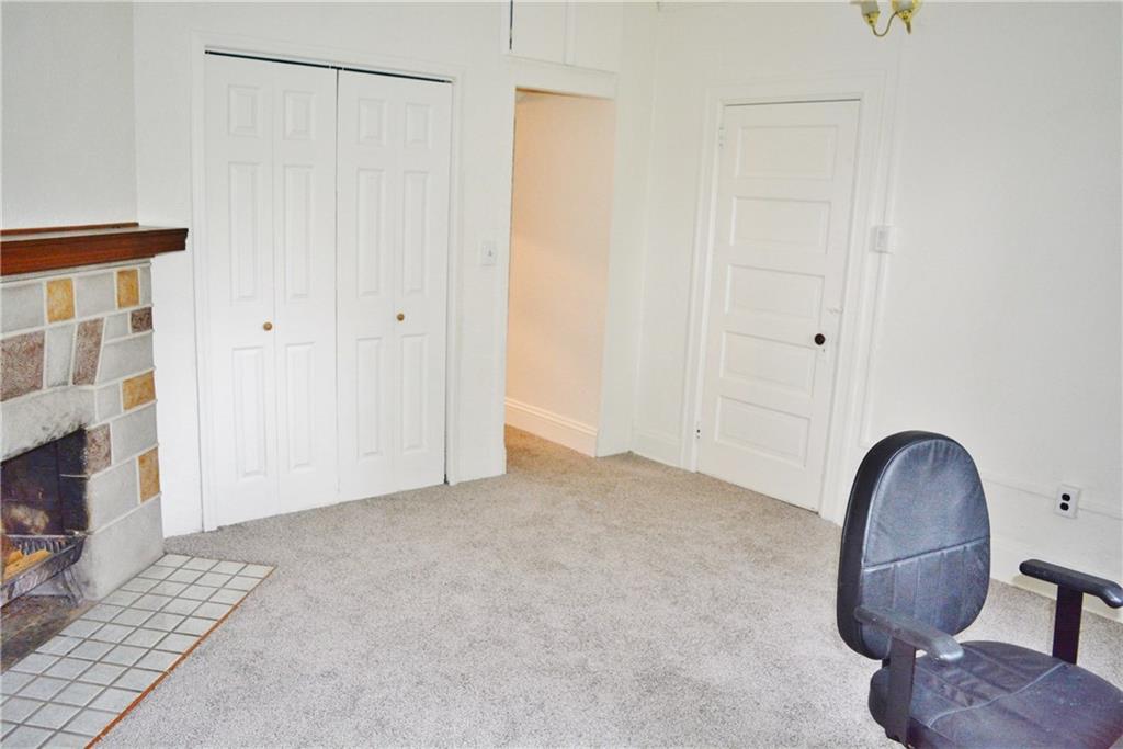 1200 Anderson Road Pittsburgh, PA 15209 - Photo 18 of 25 Bedroom three with fireplace