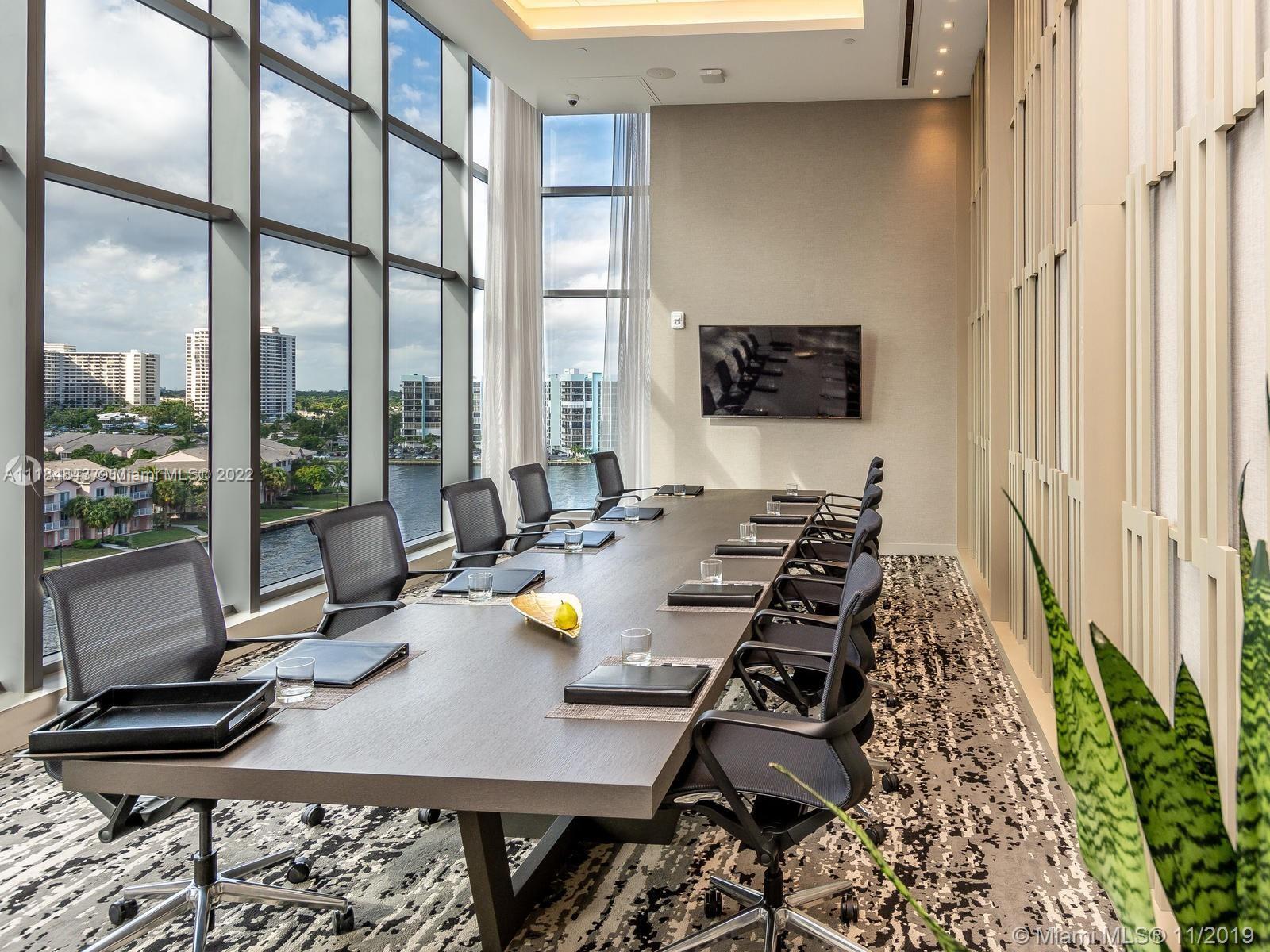 4010 South Ocean Drive, Unit R1405 Hollywood, FL 33019 - Photo 44 of 67 a view of a workspace with furniture