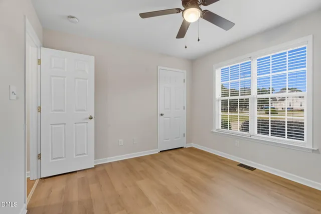 wooden floor in an empty room