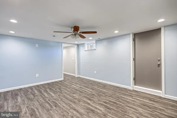 a view of an empty room