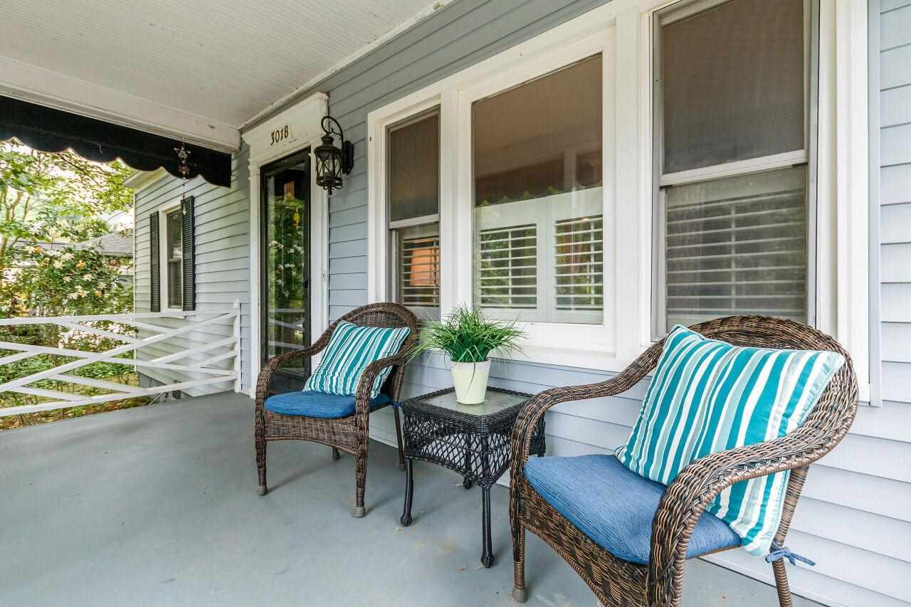 3018 Medlin Drive Raleigh, NC 27607 - Photo 3 of 30 Great front porch for relaxing and enjoying the sounds of summer. front porch