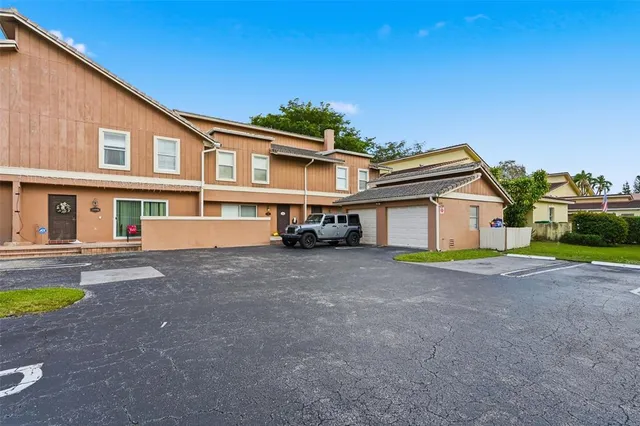 a car parked in front of a house