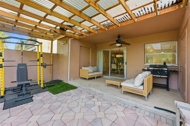 a view of living room with furniture