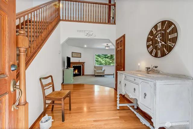 a spacious bathroom with a sink a mirror and a bathtub