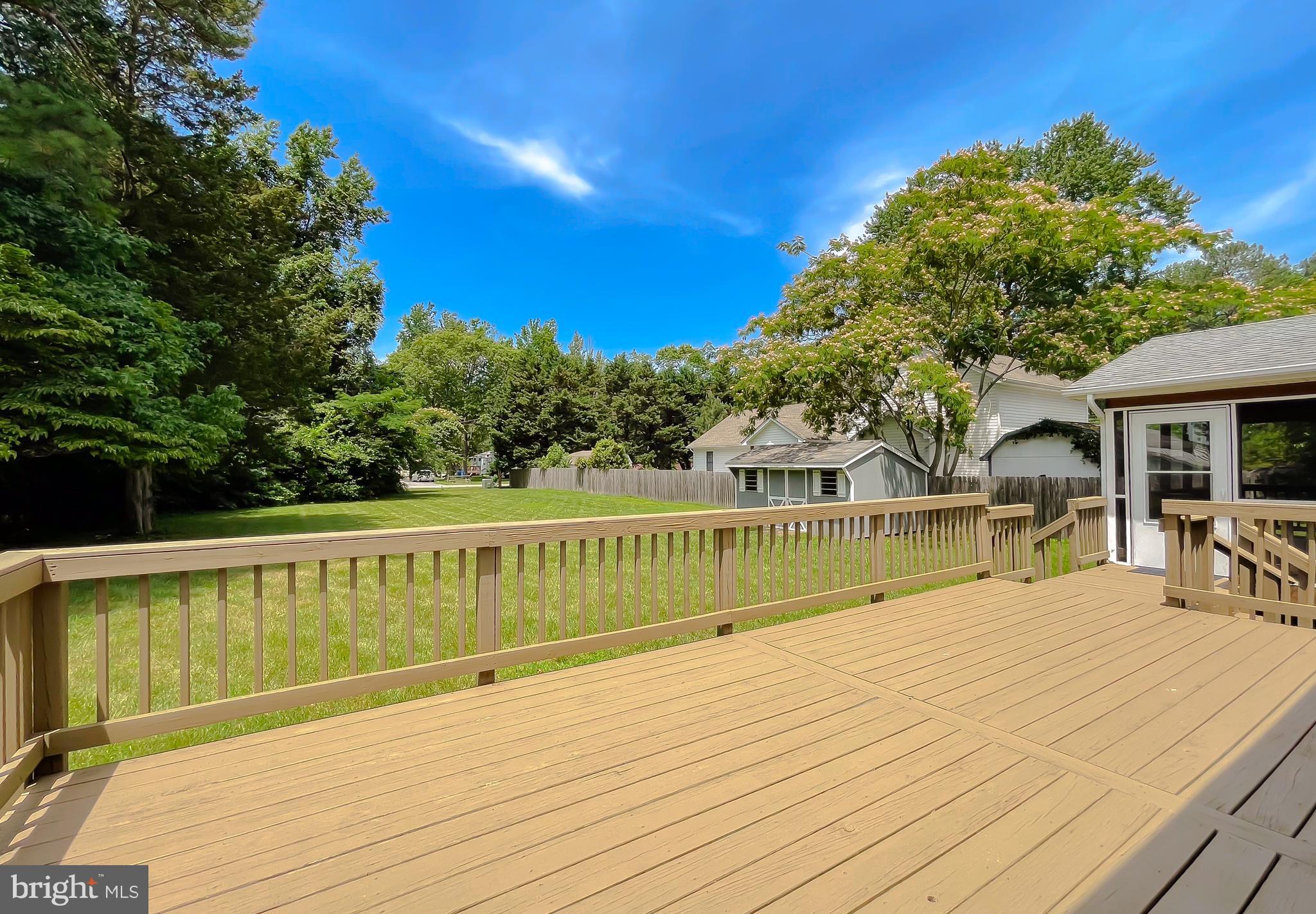 29799 Allen Road Mechanicsville, MD 20659 - Photo 21 of 49 a view of balcony with wooden floor and fence