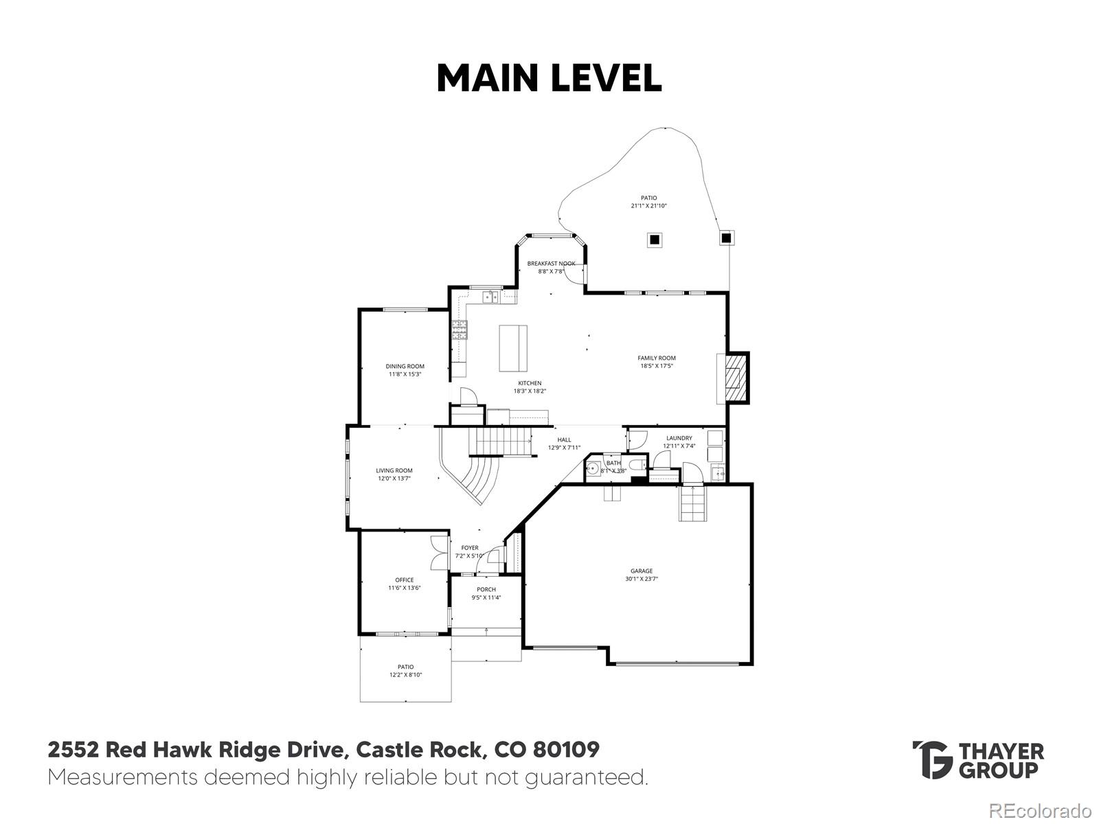 2552 Red Hawk Ridge Drive Castle Rock, CO 80109 - Photo 43 of 45