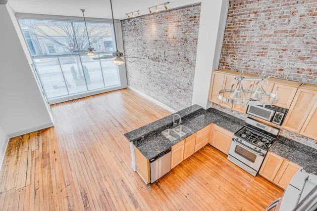 a view of a building with a outdoor space