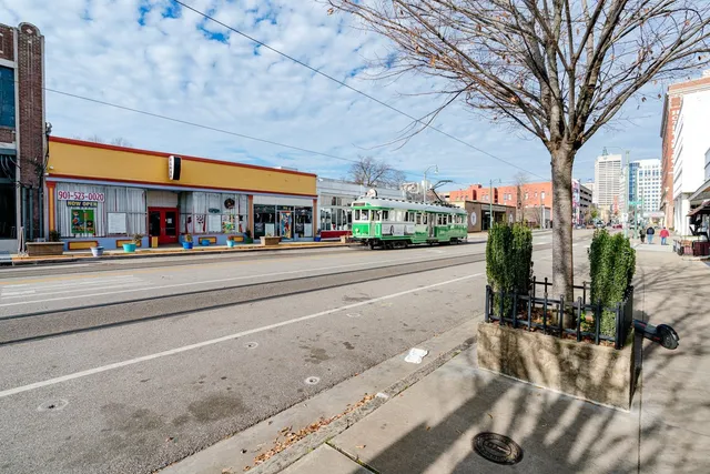 a outdoor view with sitting space