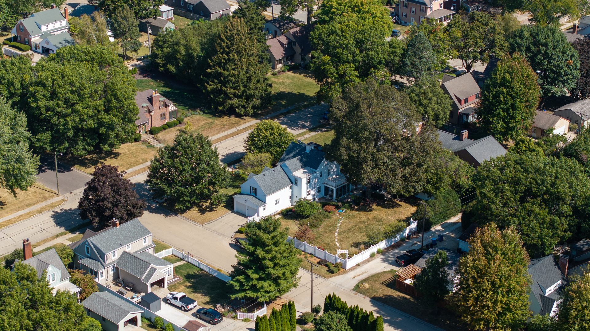 411 West 13th Street Sterling, IL 61081 - Photo 42 of 53 an aerial view of residential house with outdoor space