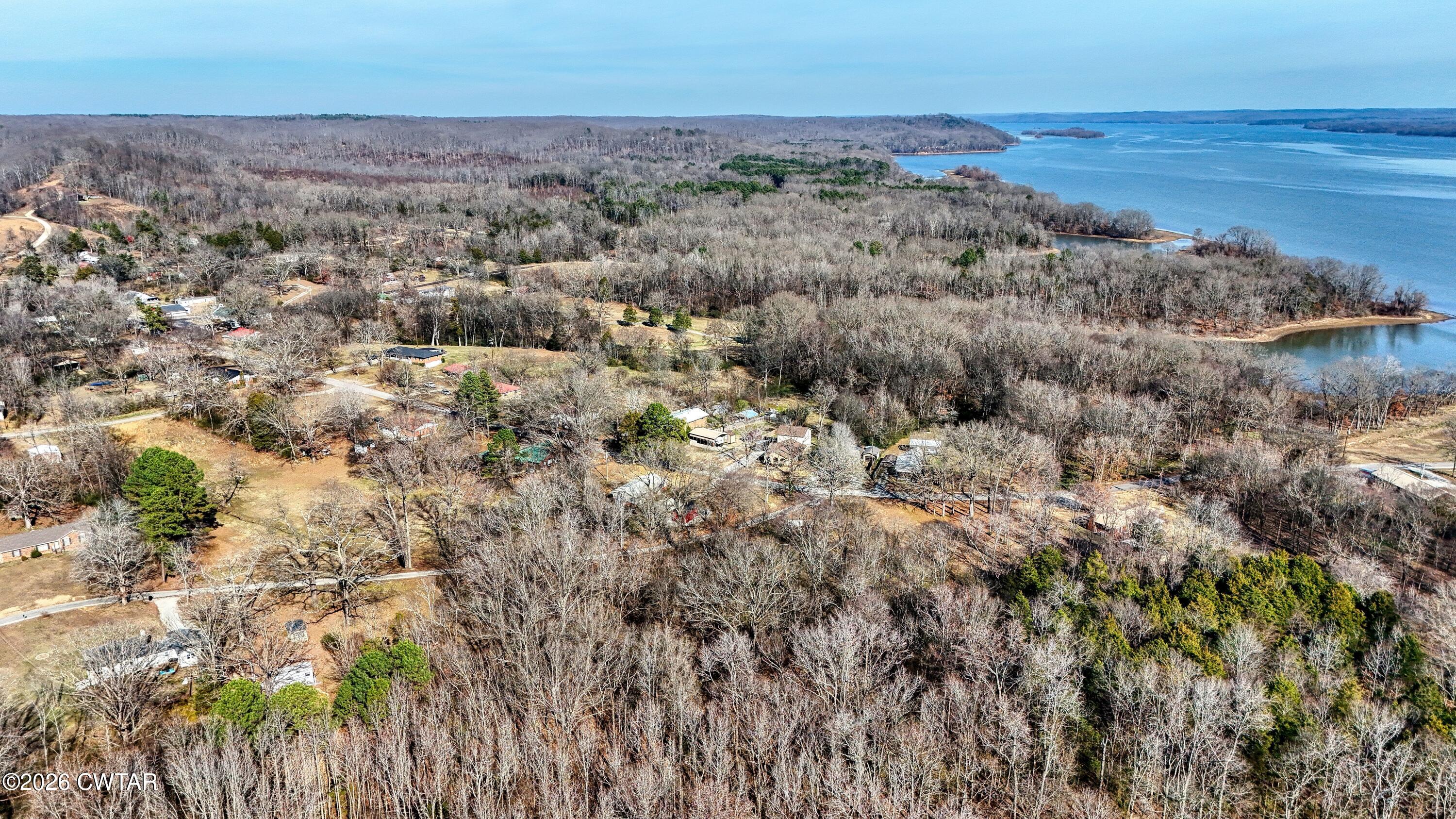 202 Eva Beach Drive Eva, TN 38333 - Photo 31 of 34 an aerial view of a house