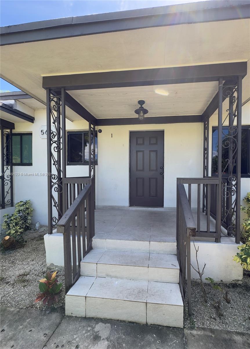 560 Northeast 69th Street, Unit 1 Miami, FL 33138 - Photo 3 of 23 a view of entryway and hall