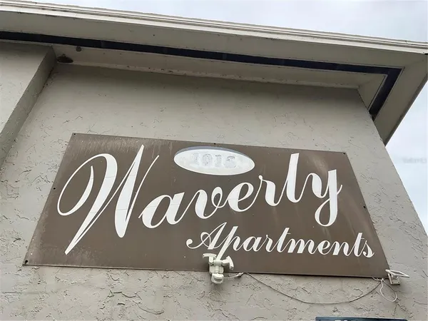 a close up of a sign