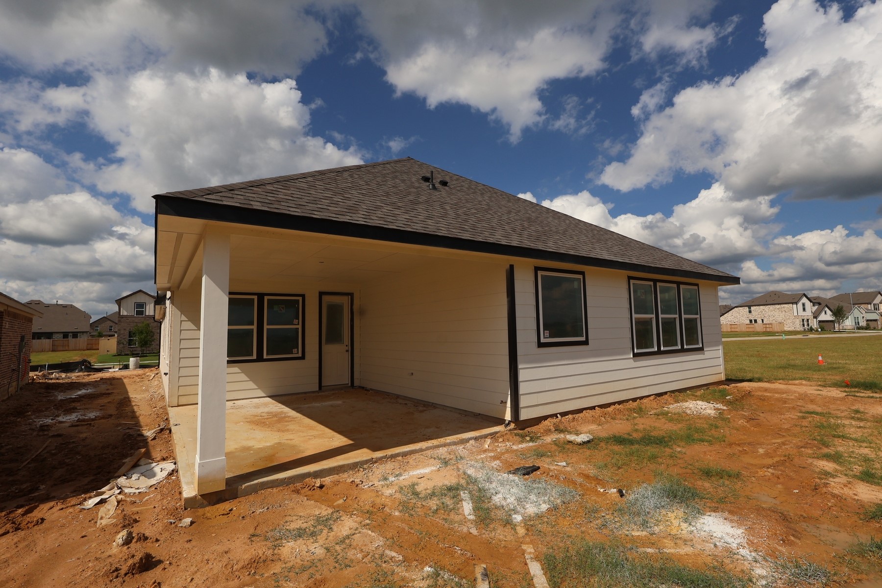 29419 Suncreek Rnch Court Waller, TX 77484 - Photo 3 of 22 Backyard with covered patio - still under construction!