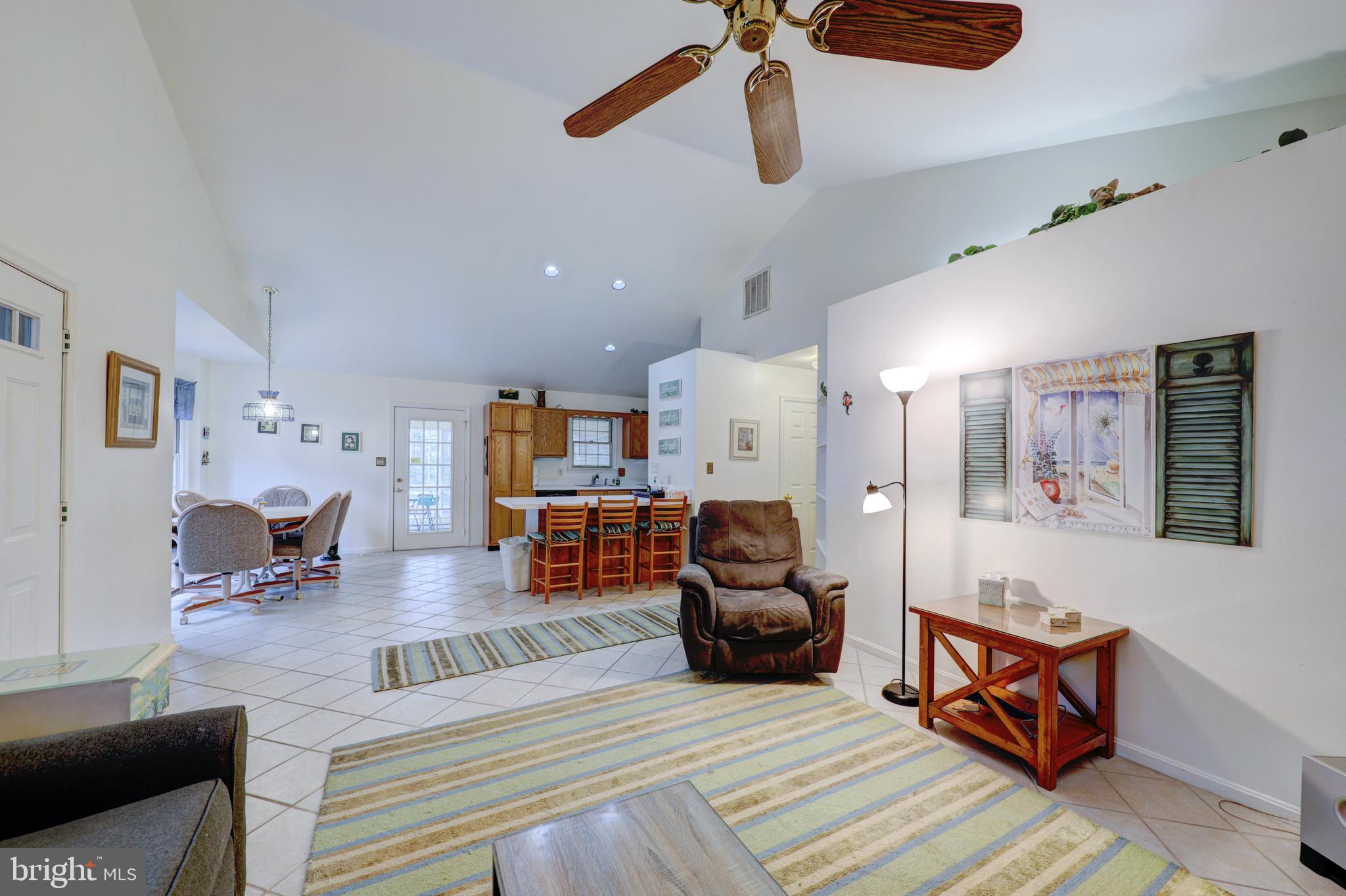 36 Rabbit Run Lane Ocean Pines, MD 21811 - Photo 8 of 28 Living Room Open to Kitchen
