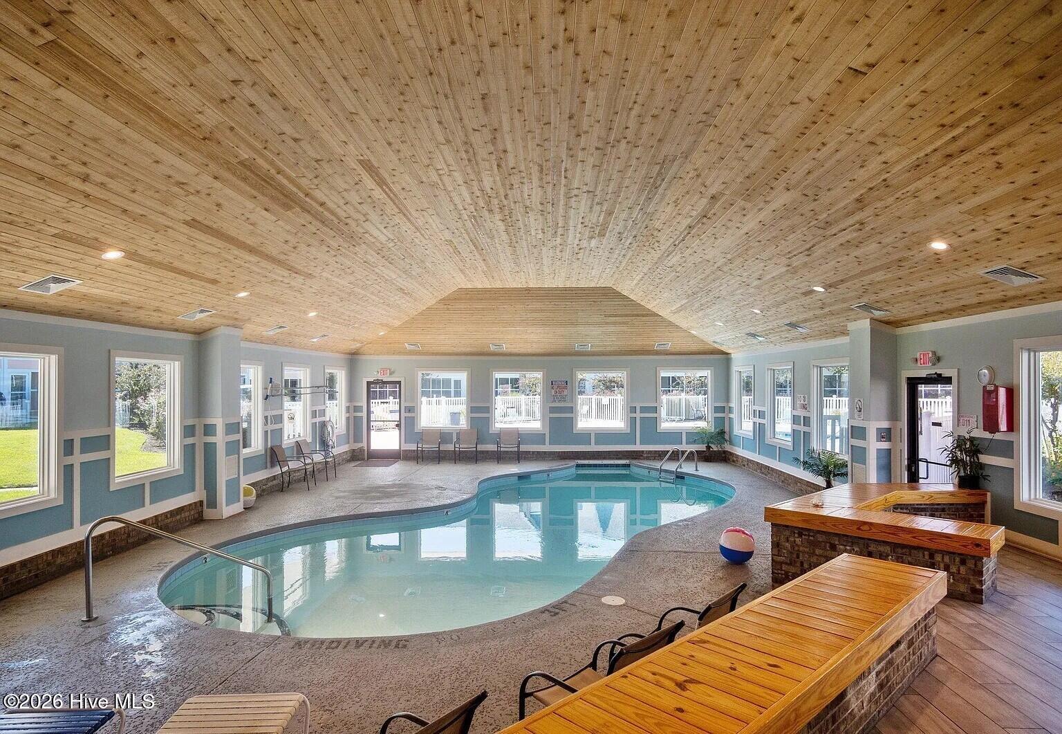 9201 Coast Guard Road, Unit F302 Emerald Isle, NC 28594 - Photo 21 of 27 Indoor Pool