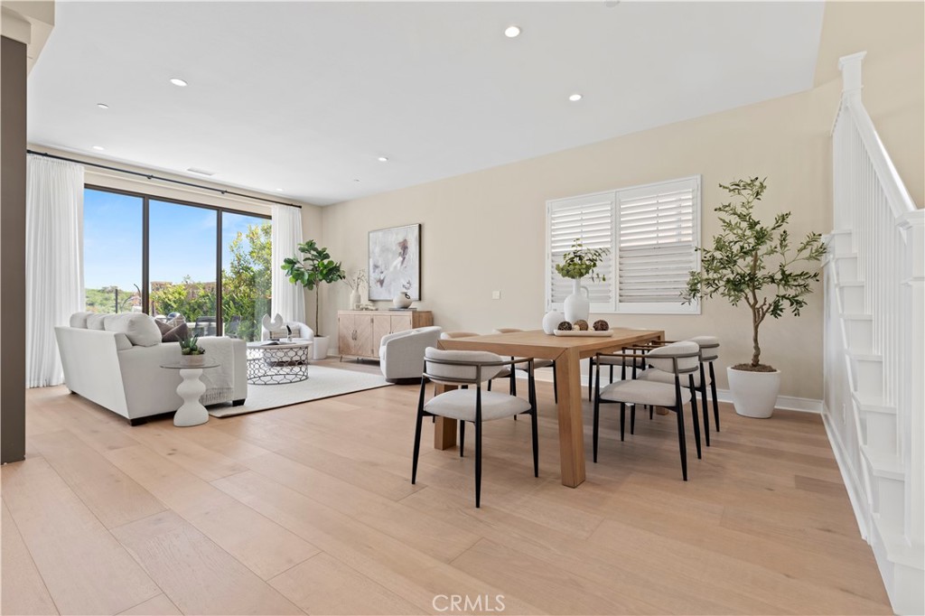 128 Tomahawk Irvine, CA 92618 - Photo 5 of 62 a view of a dining room with furniture and window
