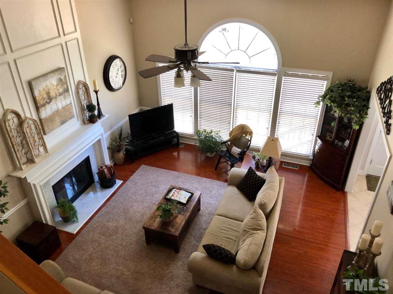 2604 Iman Drive Raleigh, NC 27615 - Photo 6 of 23 Your view to the family room from above!