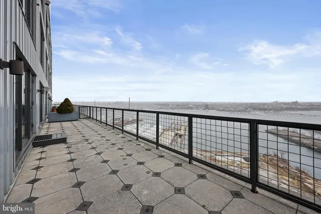 a view of balcony with staircase