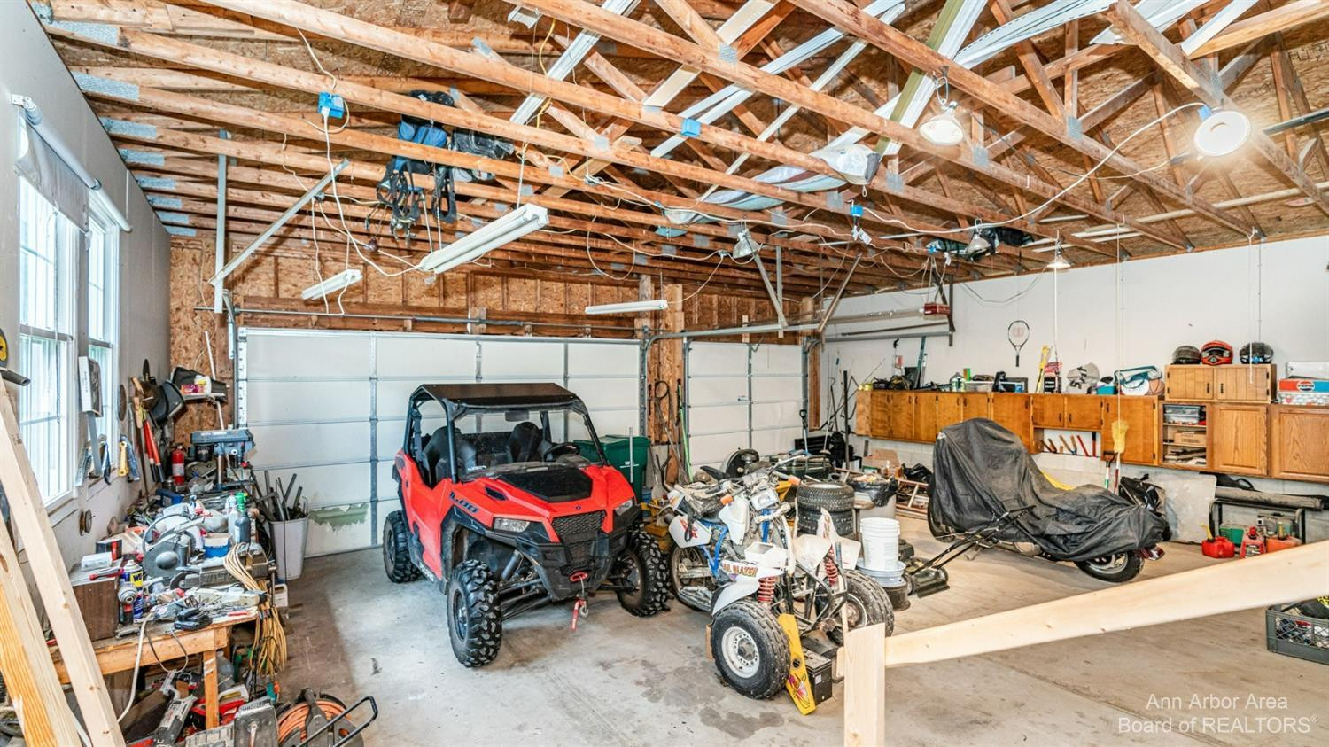 18265 Garvey Road Chelsea, MI 48118 - Photo 39 of 55 Garage with 11' height ceiling