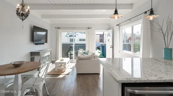 a living room with fireplace furniture and a flat screen tv