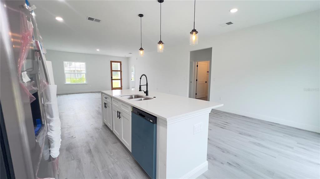16734 Southwest 18th Avenue Road Ocala, FL 34473 - Photo 10 of 36 a kitchen with a sink and wooden floor