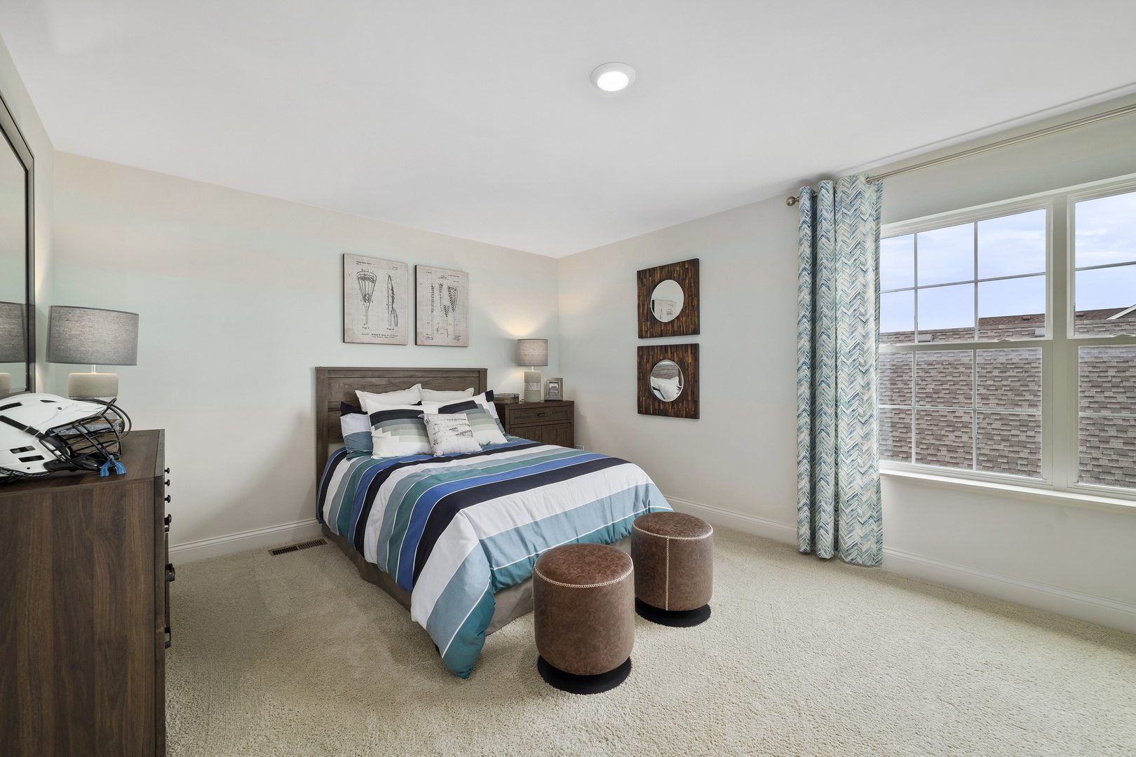 3662 Edelweiss Road Elgin, IL 60124 - Photo 26 of 38 a bedroom with a bed and a large window