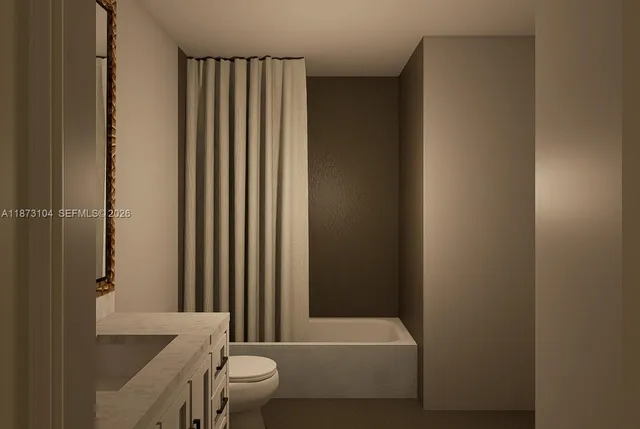 a close up of a bed in a kitchen