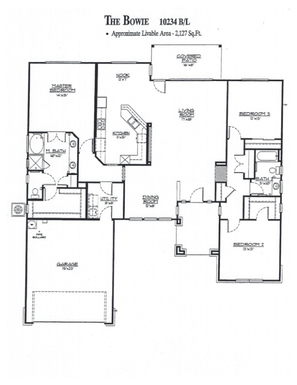 235 Red Poppy Trail Georgetown, TX 78633 - Photo 8 of 8 Popular floor plan - Bowie.