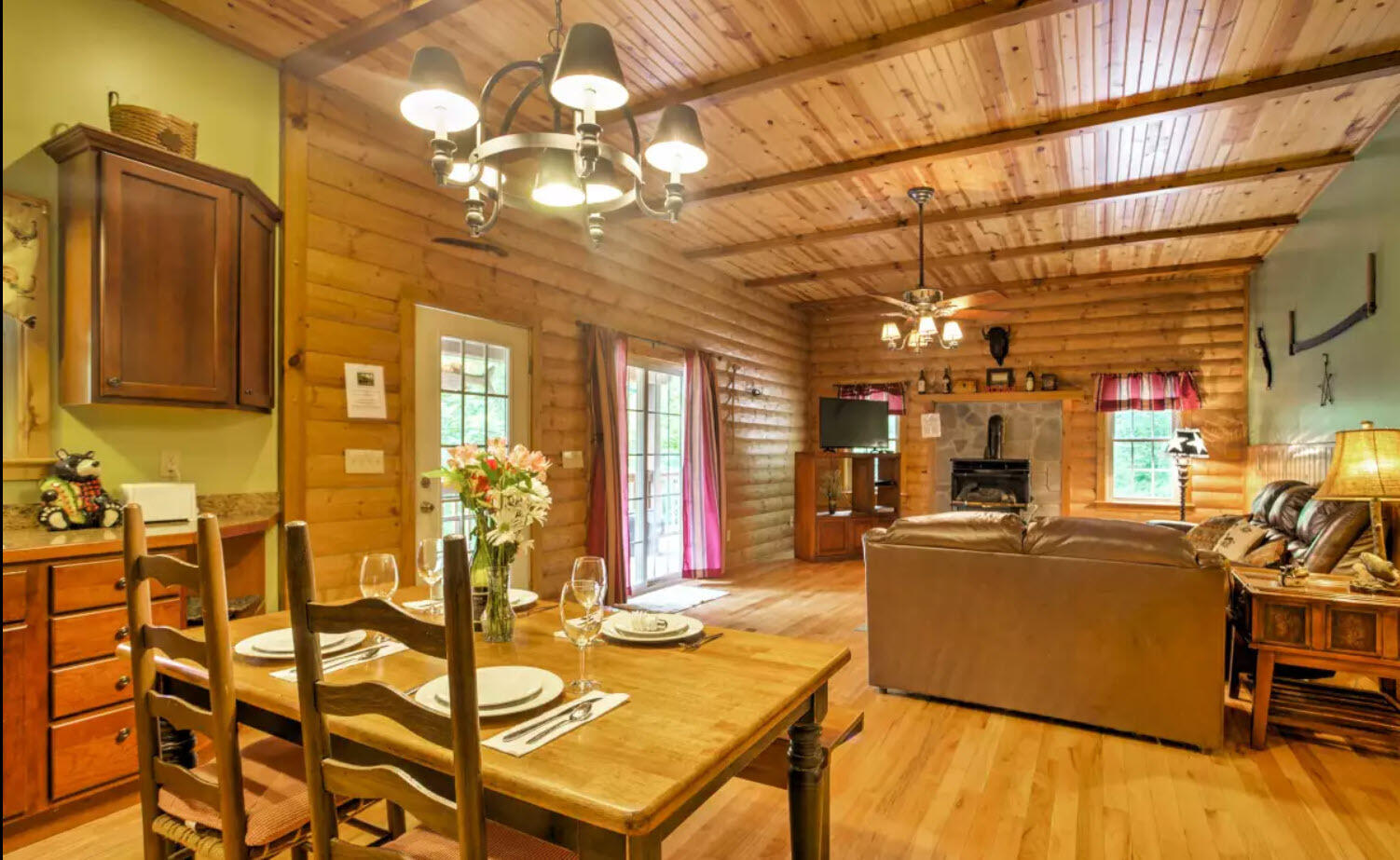 800 Robbie Ridge Road Stanton, KY 40380 - Photo 17 of 21 Open Living Area viewed from Kitchen