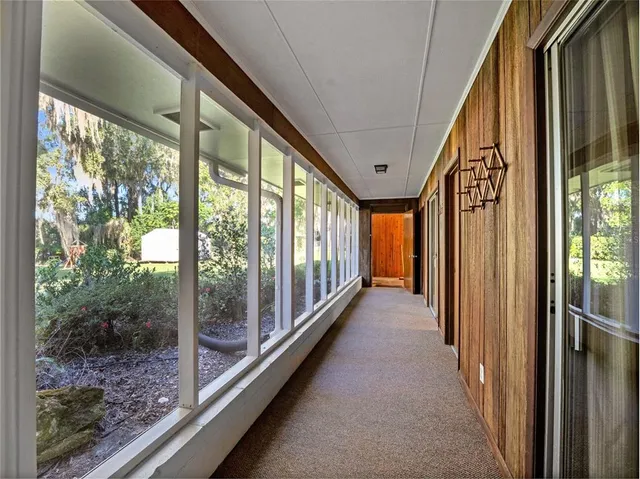 a view of a city from a balcony