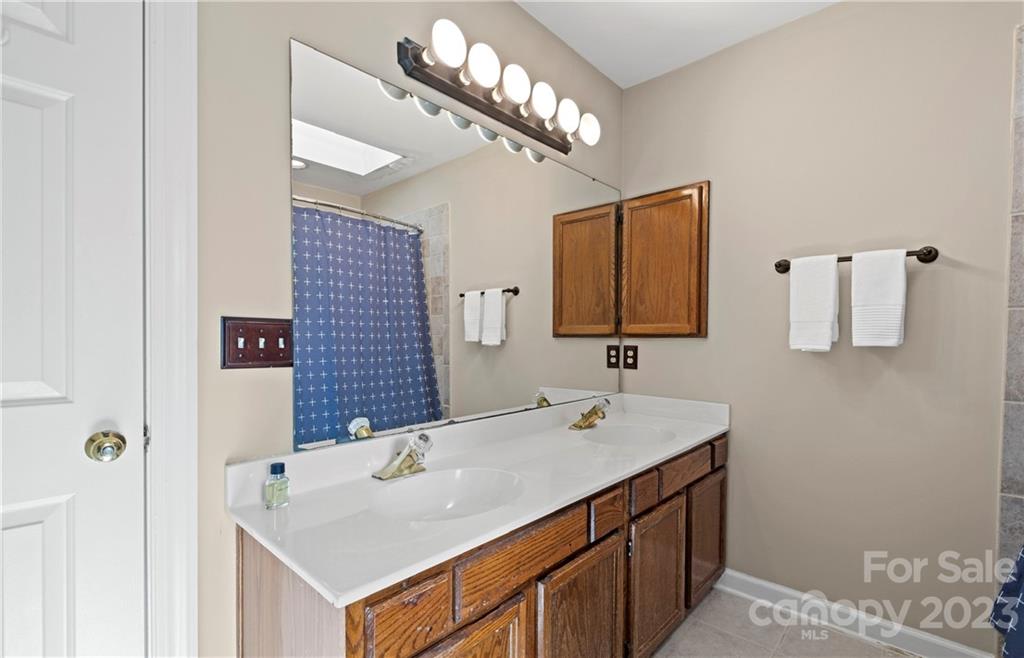 13514 O O'Malley Drive Matthews, NC 28105 - Photo 13 of 20 a bathroom with a sink and a mirror