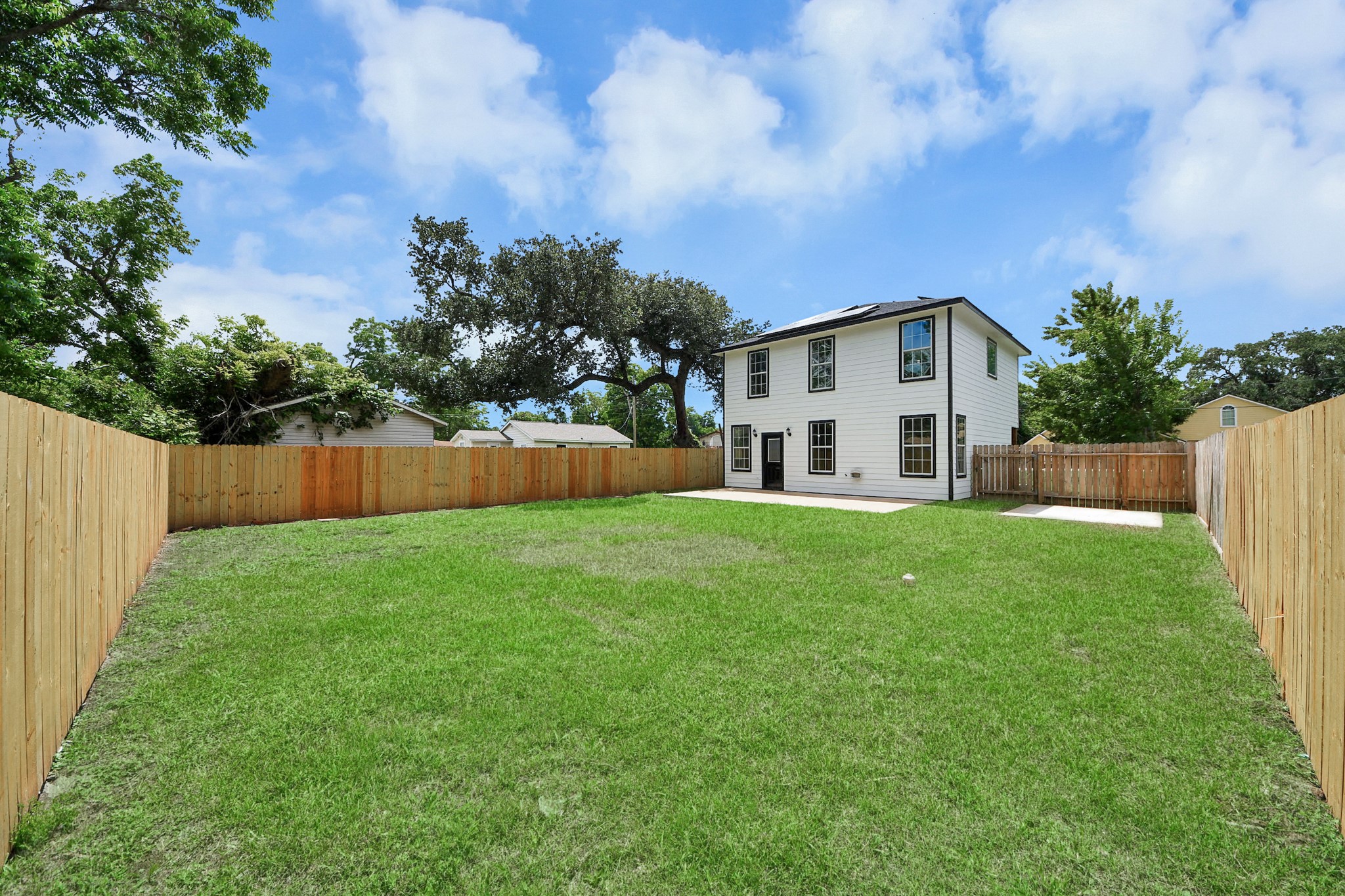 1105 East Kyle Road Clute, TX 77531 - Photo 37 of 44 Enjoy the spacious fenced backyard with it's recently installed fence. Ideal for outdoor activities and privacy.