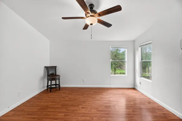 wooden floor in an empty room