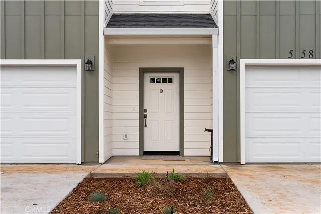 a view of a entryway door of the house
