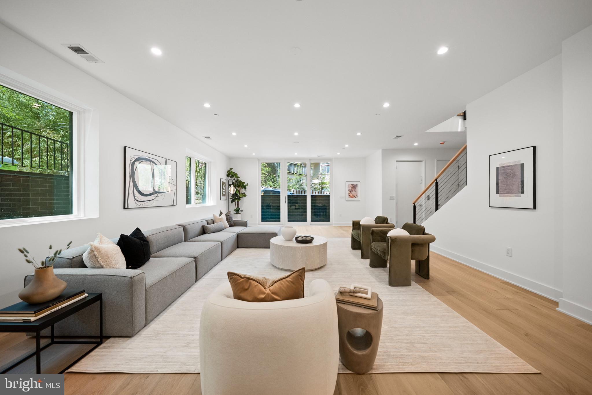 4656 Broad Branch Road Northwest Washington, DC 20008 - Photo 5 of 29 Lower Level Living Space