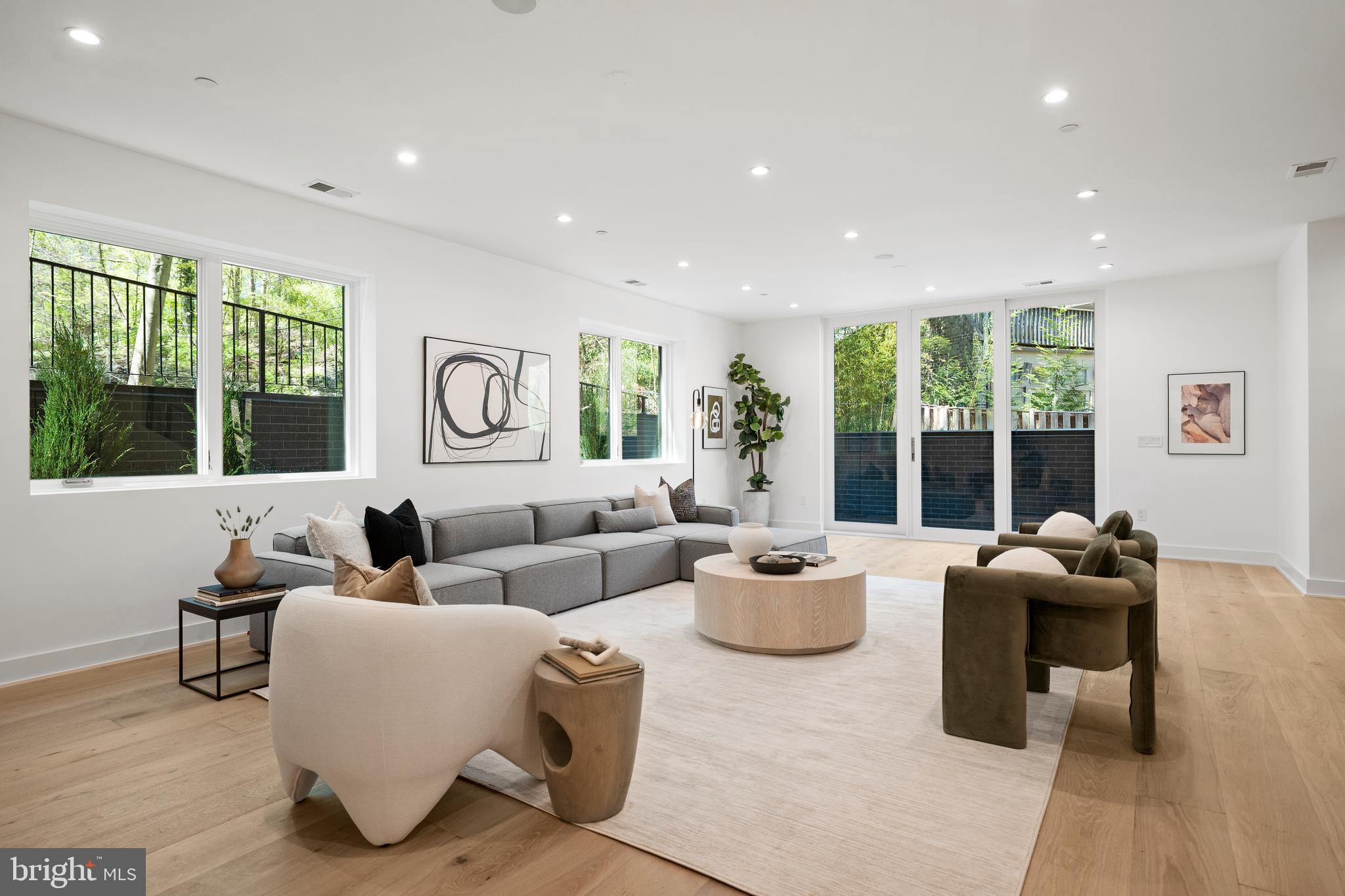 4656 Broad Branch Road Northwest Washington, DC 20008 - Photo 7 of 29 Lower Level Living Space